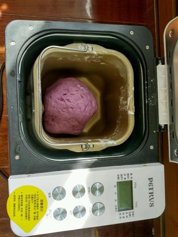 奶香紫薯馒头的做法步骤3
