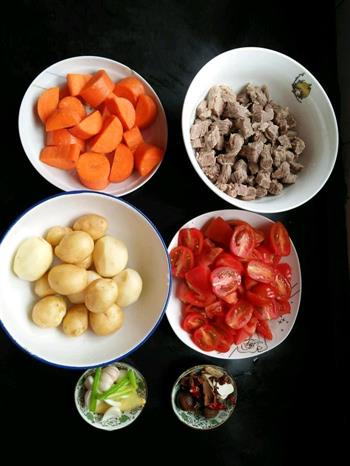 西红柿土豆炖牛腩的做法步骤1