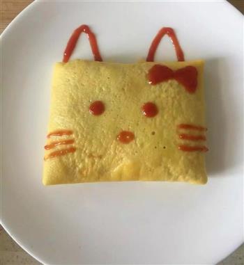KITTY猫蛋包饭的做法图解11