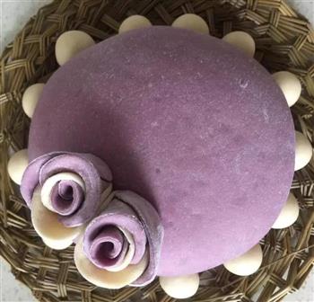 紫薯玫瑰花蛋糕的做法步骤20