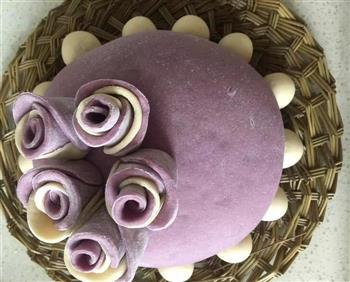 紫薯玫瑰花蛋糕的做法步骤21