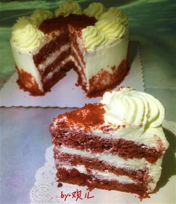 红丝绒蛋糕的做法步骤13