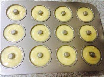蜜豆蛋糕甜甜圈的做法步骤9