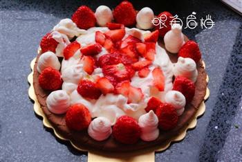 巧克力草莓蛋糕的做法步骤8