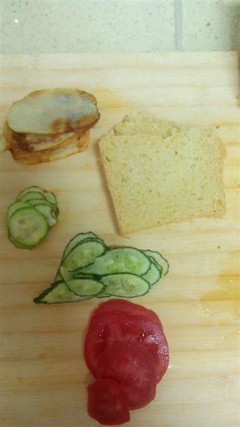 扒蔬菜三明治的做法步骤5