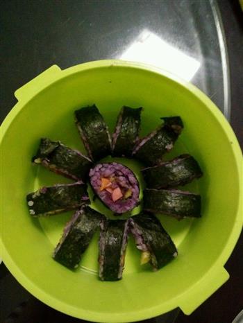 紫薯寿司的做法步骤8