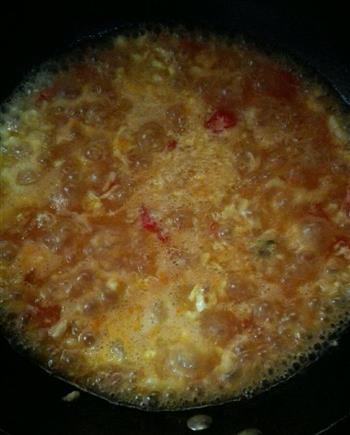 爸爸的早饭西红柿疙瘩汤的做法步骤4
