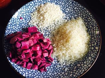 紫薯阴米粥的做法步骤1