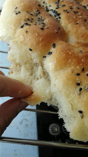 超级松软无黄油蜂蜜脆底全麦面包的做法步骤10