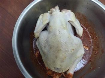 奥尔良香草烤整鸡的做法图解4