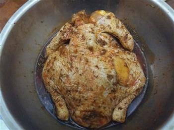 奥尔良香草烤整鸡的做法图解6
