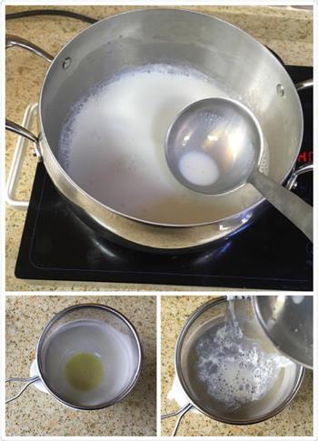 驱寒暖胃、美容养颜的甜品-姜汁撞奶的做法步骤3