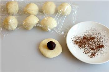 星空蘑菇豆沙包的做法步骤3