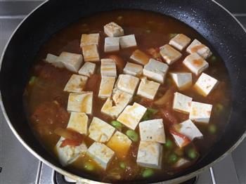 番茄炖豆腐的做法步骤7