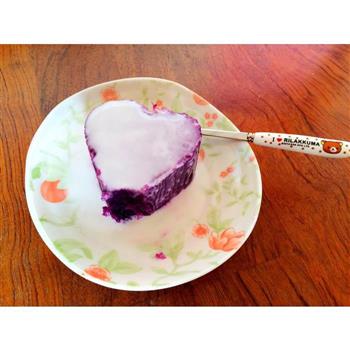 冰糖酸奶紫薯泥的做法步骤3