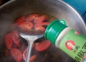 番茄蛋花汤的做法步骤5