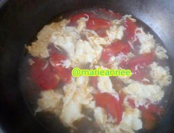 番茄蛋花汤的做法步骤8