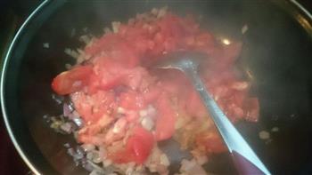 杂蔬茄汁意面的做法步骤6