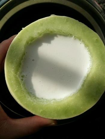 香瓜椰奶冻的做法步骤6