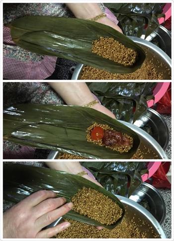 咸蛋黄肉粽-多图详解，妈妈的好手艺的做法步骤8