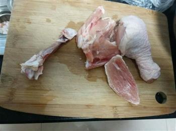 土豆鸡腿肉焖饭的做法步骤2