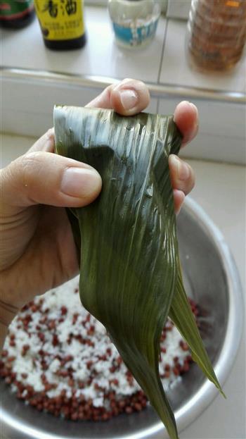 粽子—蜜枣红豆粽的做法图解10