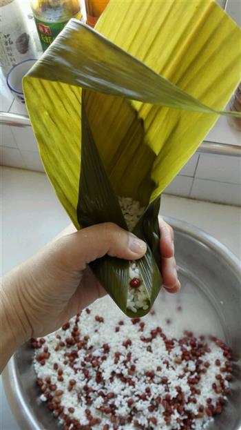 粽子—蜜枣红豆粽的做法步骤9