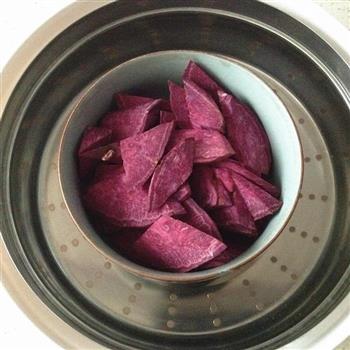 养生紫薯山药糕的做法步骤1