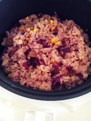 紫甘蓝焖饭的做法步骤11