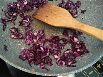 紫甘蓝焖饭的做法图解7