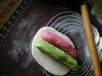 彩虹彩色饺子的做法步骤6
