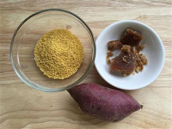 紫薯小米粥的做法步骤1