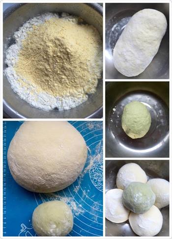 鸡蛋南瓜丝玉米面包子的做法步骤1