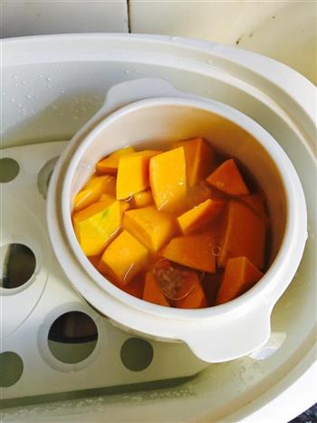 怀孕5周菜谱 南瓜饭和西红柿牛腩浓汤的做法步骤3