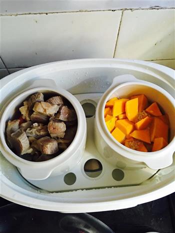 怀孕5周菜谱 南瓜饭和西红柿牛腩浓汤的做法步骤8