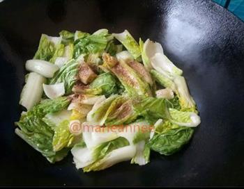 素炒小白菜的做法步骤5