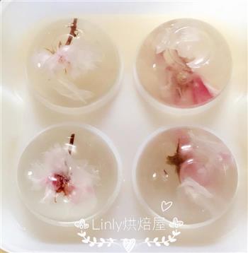 水晶般的樱花水信玄饼的做法步骤5