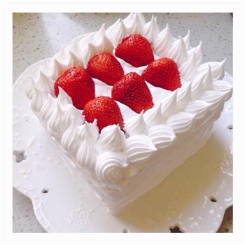 奶油草莓蛋糕-超简单方法的做法步骤4