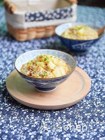 土豆虾米焖饭的做法步骤14
