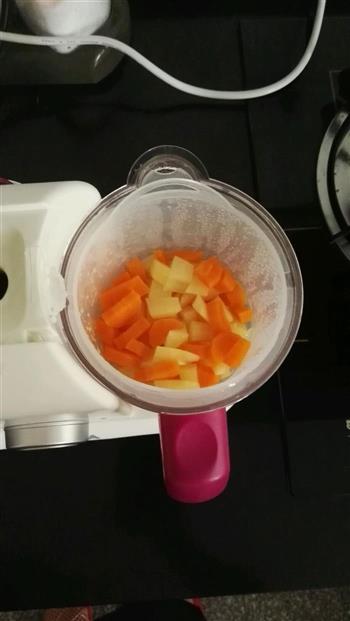 胡萝卜土豆泥的做法图解3