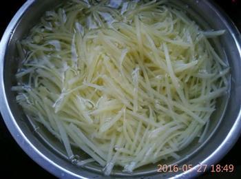 尖椒土豆丝的做法步骤3