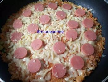 米饭披萨的做法步骤9