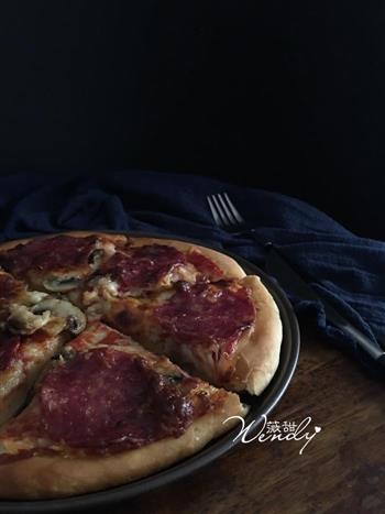 萨拉米披萨-简单的食材一样好吃的做法步骤9