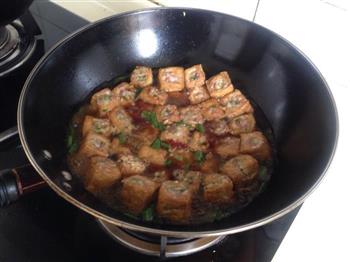开胃好吃-鱼香豆腐酿肉的做法步骤6