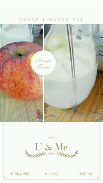 健康又简单的酸奶苹果汁的做法步骤1