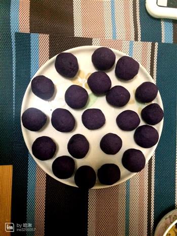 紫薯冰皮月饼-面包机巧运用的做法图解7