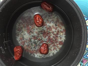 美颜红豆粥-营养早餐的做法步骤2