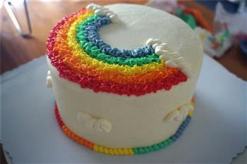 彩虹蛋糕的做法步骤13