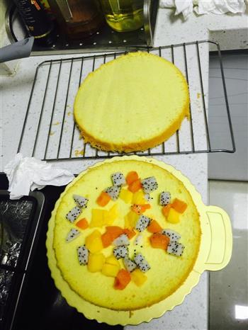 八寸水果奶油蛋糕的做法步骤8