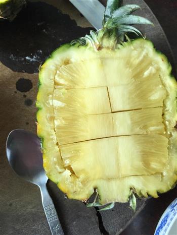 腊味菠萝鸡丁焖饭的做法图解2